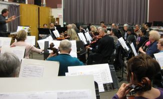 ALNM practice A Little Night Music Orchestra practice night